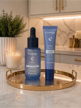 Curology Hydro+ Hydration Serum & Hydro+ Eye Gel Duo Set Skincare Bundle